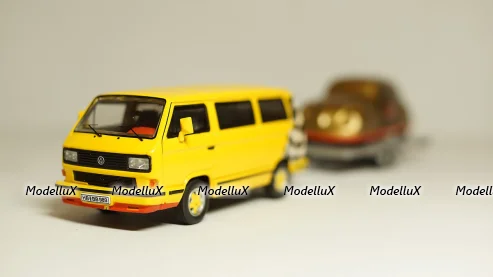 Volkswagen T3b Bus mit Hanger, Premium Classixxs 1:43
