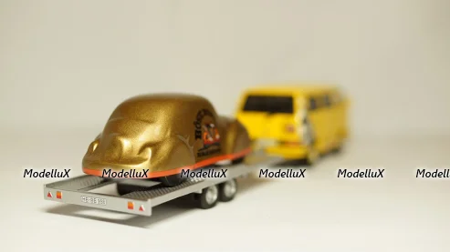 Volkswagen T3b Bus mit Hanger, Premium Classixxs 1:43