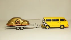 Volkswagen T3b Bus mit Hanger, Premium Classixxs 1:43