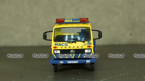 Pegaso Ekus 1210-6 Wrecker service yellow/blue, Altaya 1:43