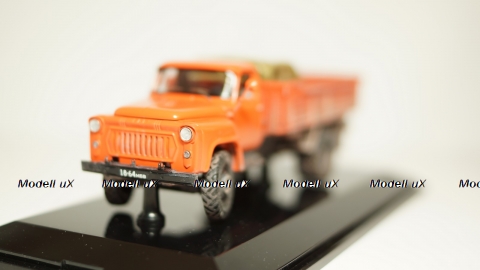 Газ 53Ф со следами эксплуатации и грузом, 1:43