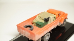 Газ 53Ф со следами эксплуатации и грузом, 1:43