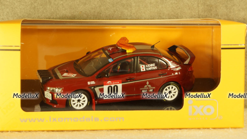 Mitsubishi Lancer Evo X #00 H.Hiyoshi Rally Japan Safety car 2007, KB1043, IXO 1:43