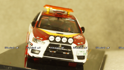 Mitsubishi Lancer Evo X #00 H.Miyoshi/S.Hayashi Rally Japan Safety car 2008, KB1048, IXO 1:43