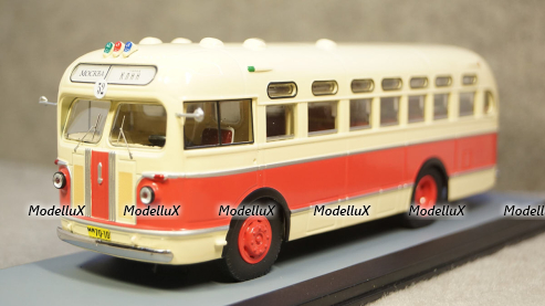 ЗИС 155 Москва-Клин бежево-красный, 04010D, Classicbus 1:43