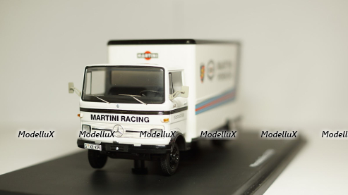 Mercedes Benz LP 608 Koffer LKW Martini Racing, Schuco 1:43