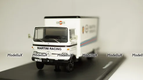 Mercedes Benz LP 608 Koffer LKW Martini Racing, Schuco 1:43