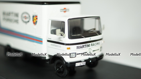 Mercedes Benz LP 608 Koffer LKW Martini Racing, Schuco 1:43