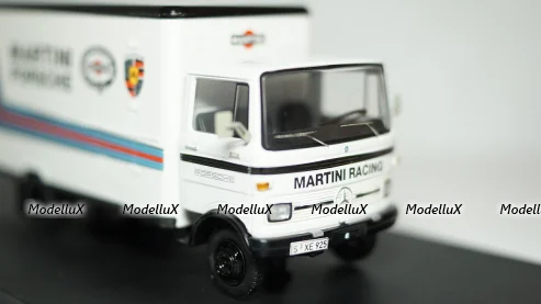 Mercedes Benz LP 608 Koffer LKW Martini Racing, Schuco 1:43