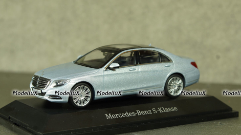 Mercedes S600 v222 blue, Schuco 1:43
