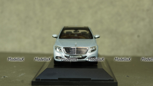 Mercedes S600 v222 blue, Schuco 1:43