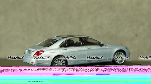 Mercedes S600 v222 blue, Schuco 1:43
