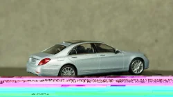 Mercedes S600 v222 blue, Schuco 1:43