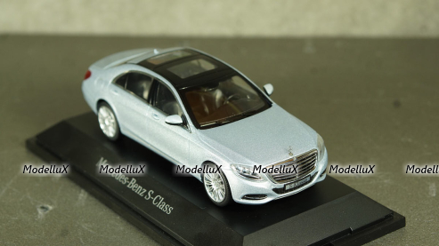 Mercedes S600 v222 blue, Schuco 1:43