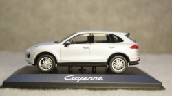 Porsche Cayenne (958) year 2014 silver, Minichamps 1:43