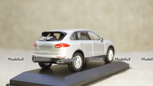 Porsche Cayenne (958) year 2014 silver, Minichamps 1:43