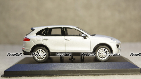 Porsche Cayenne (958) year 2014 silver, Minichamps 1:43