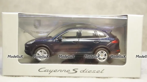 Porsche Cayenne E2 II S (958) Diesel 2015 dark blue, Minichamps 1:43