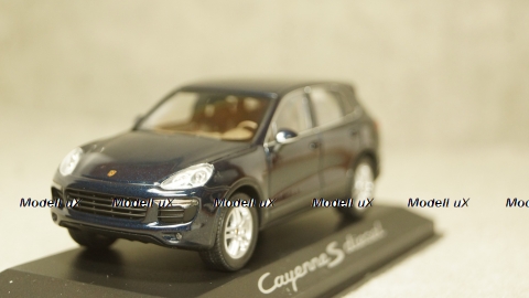 Porsche Cayenne E2 II S (958) Diesel 2015 dark blue, Minichamps 1:43