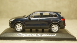 Porsche Cayenne E2 II S (958) Diesel 2015 dark blue, Minichamps 1:43