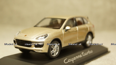 Porsche Cayenne Turbo (958) year 2014 gold, Minichamps 1:43
