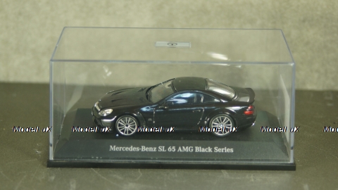 Mercedes SL65 AMG R230 2010 black, Minichamps 1:43