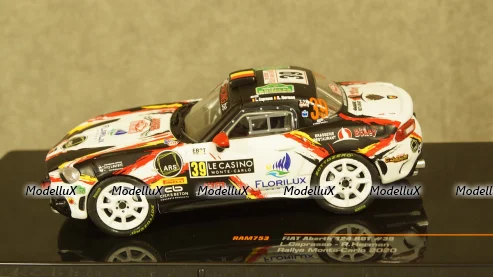 Abarth 124 Rally RGT Monte Carlo 2020 #39 Caprasse/Herman, IXO RAM753 1:43