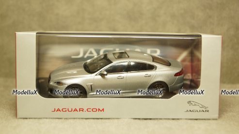Jaguar XFR rhodium silver, IXO 1:43