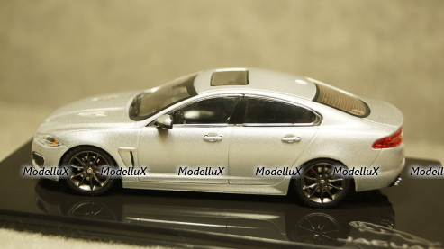Jaguar XFR rhodium silver, IXO 1:43