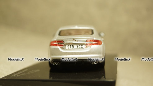Jaguar XFR rhodium silver, IXO 1:43