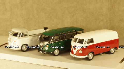 Volkswagen T1 Набор из 3шт, cara35308, Cararama 1:43
