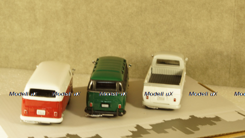Volkswagen T1 Набор из 3шт, cara35308, Cararama 1:43