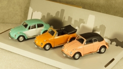 Volkswagen Beetle Набор из 3шт, cara35309, Cararama 1:43