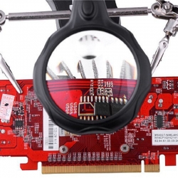 Многофункциональная лупа с зажимами, третья рука с подсветкой и увеличительным стеклом