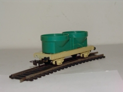 Вагон для сыпучих продуктов, зеленый