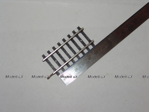 Рельсовый материал прямой 6 см, Piko