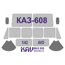 Окрасочная маска на остекление КАЗ-608 (AVD), KAV models M43006