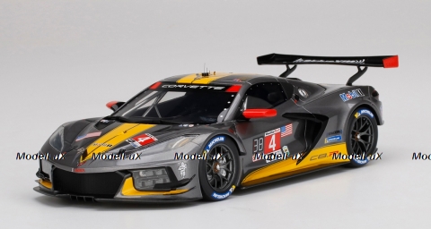 Chevrolet Corvette C8.R #4 2021 IMSA 24 Hrs of Daytona GTLM 2nd Place Corvette Racing Driven by: Alexander Sims, Nick Tandy, TS0329, Top Speed 1:18