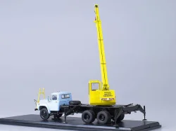 ЗИЛ 133 Автокран, голубой/желтый SSM1108