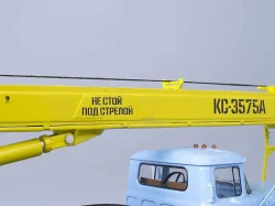 ЗИЛ 133 Автокран, голубой/желтый SSM1108