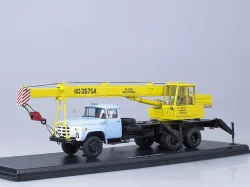 ЗИЛ 133 Автокран, голубой/желтый SSM1108