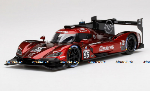 Mazda RT-24P DPi #55 2020 IMSA Sebring 12 Hrs Winner Mazda Team Joest Driven by: Jonathan Bomarito, Harry Tincknell, Ryan Hunter-Reay, TS0309, Top Speed 1:18