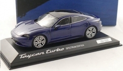 Porsche Taycan Turbo "Spectrum Edition 2020" blue metallic, Minichamps 1:43