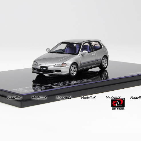 Honda Civic SiR II (EG6), Silver, LCD43010SI, LCD 1:43