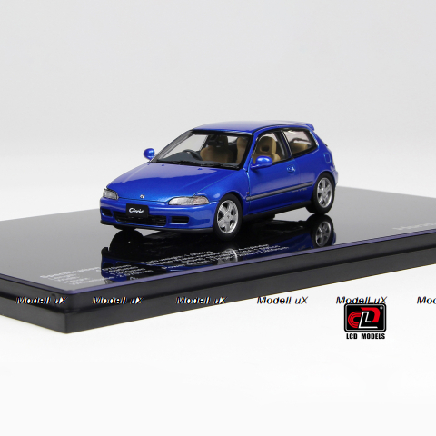 Honda Civic SiR II (EG6), Blue, LCD43010BL, LCD 1:43