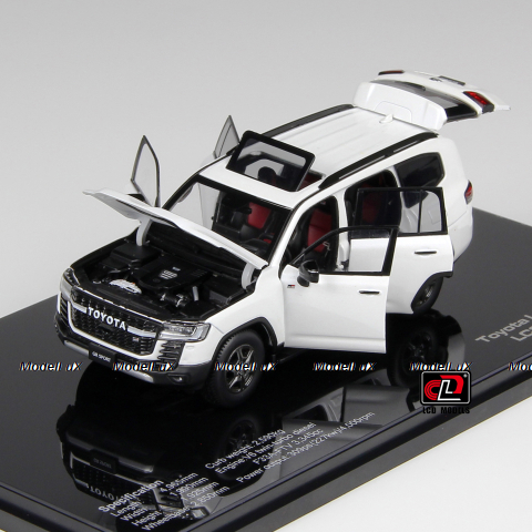 Toyota Land Cruiser 300 GR Sport, White, LCD43011WH, LCD 1:43