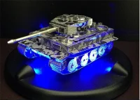 3D металлический пазл - модель для сборки "Танк Tiger 1", 1:70