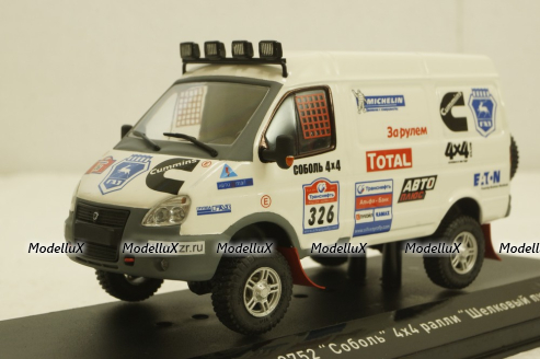 Газ-2752 Соболь 4х4 ралли "Шелковый путь", TruckTyr 1:43