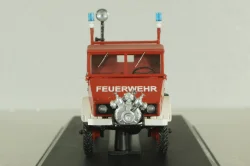 Mercedes Unimog 401 flatbed truck 4x4 Freiwillige Feuerwehr, 03118, Schuco 1:43