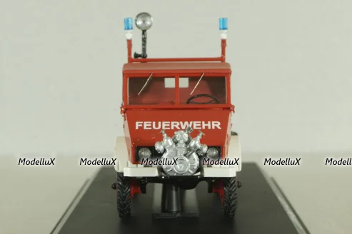 Mercedes Unimog 401 flatbed truck 4x4 Freiwillige Feuerwehr, 03118, Schuco 1:43